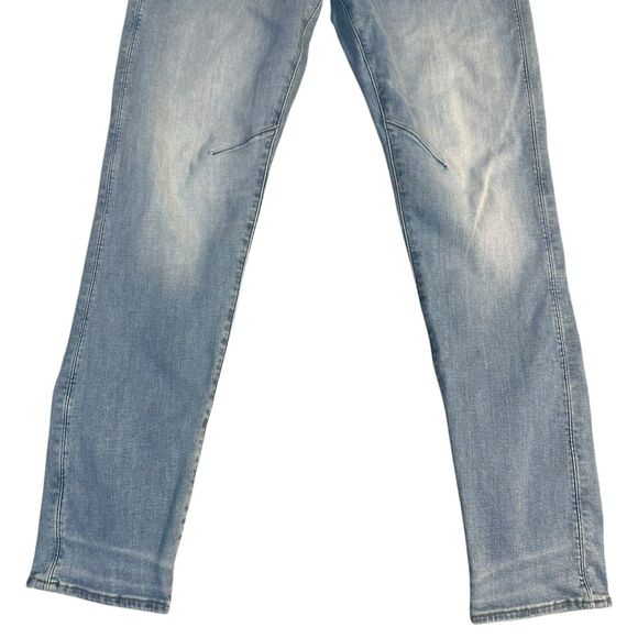 G Star Raw Jeans Men 32x32 D Staq Slim Button Fly Faded Light Blue Stretch Denim - Picture 3 of 12